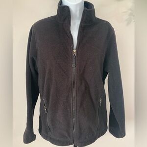 L.L. Bean Women's Black Fleece Jacket